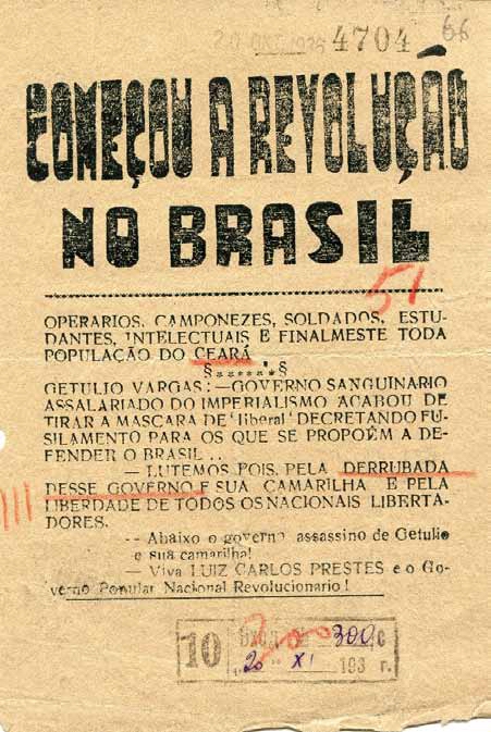 Движение тенентистов в Бразилии, 1920-1935гг